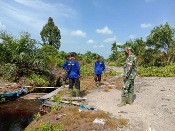 Antisipasi Titik Api, Sertu Yuswan Kembali Gelar Patroli Karlahut
