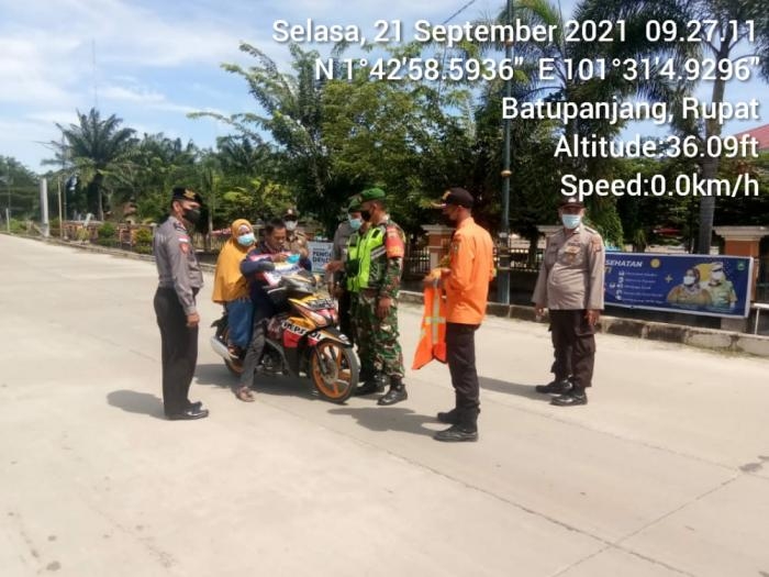 Antisipasi Covid 19, Kopda Jefri Kaswanto Terapkan Aturan Prokes di Batu Panjang