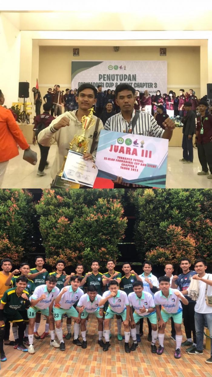 Tim Futsal Formadiksi Polbeng Sabet Juara lll Pada Formadiksi Cup 2023 di UNRI