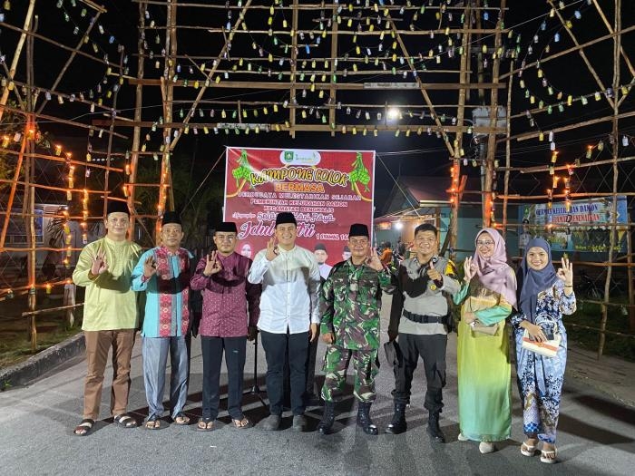 Meriahkan Malam 27 Ramadhan, Camat dan Lurah Damon Kompak Resmikan Kampong Colok Bermasa