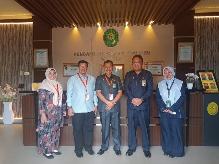 Tujuh Mahasiswa STIE Syariah Bengkalis Ikuti Program Magang di Pengadilan Agama Pekanbaru 