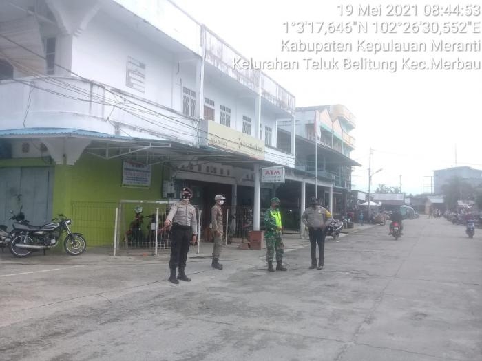 Cegah Penyebaran Covid 19, Babinsa Kelurahan Teluk Belitung Gelar Sosialisasi