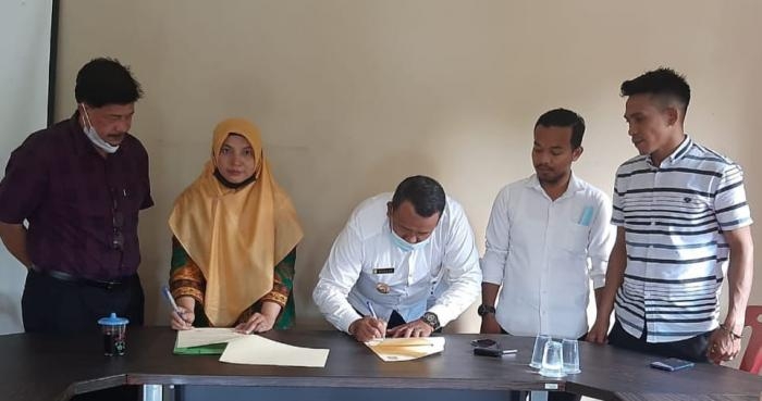 STIE Syariah Bengkalis MoU Dengan Desa Mentiasa Kecamatan Tebing Tinggi