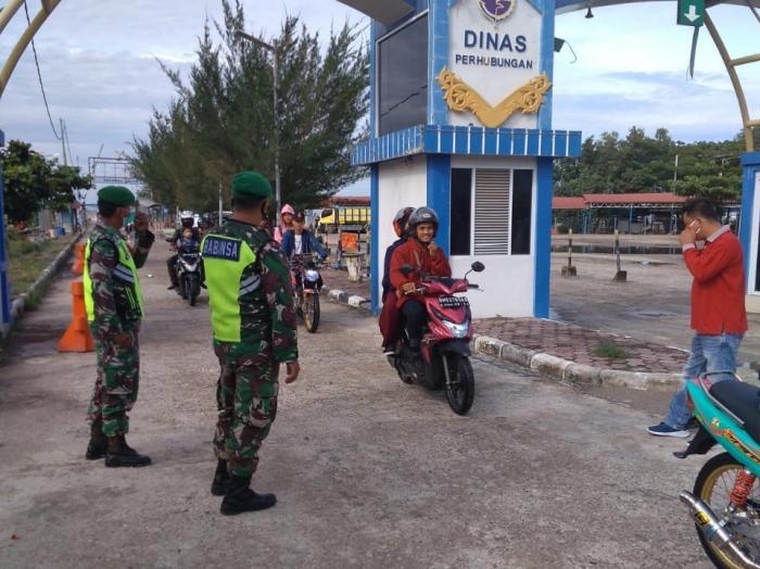 Penerapan Disiplin Protokol Kesehatan Koramil 05/Rupat Kembali Dilakukan