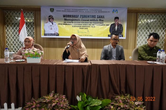 Wujudkan Kesetaraan Gender, DPPA Kabupaten Bengkalis Taja Workshop Parenting skill