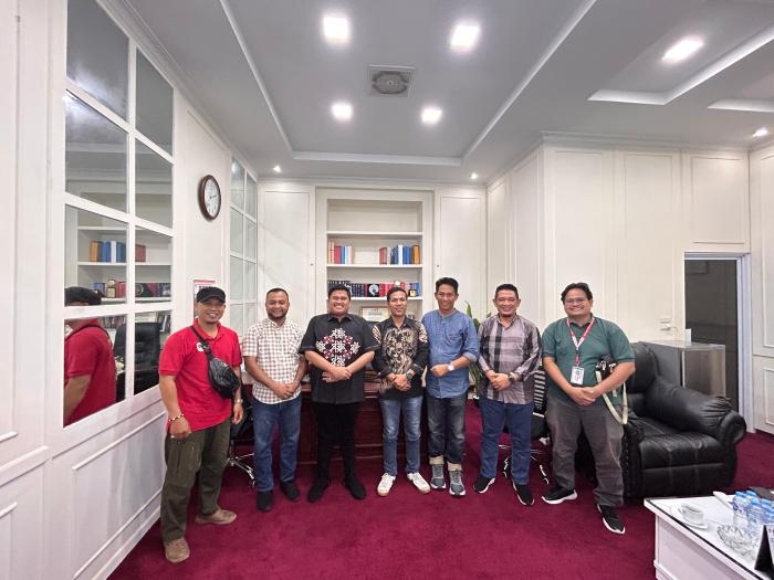 Perkuat Sinergitas, PWI Bengkalis Audiensi Dengan Ketua DPRD Bengkalis 