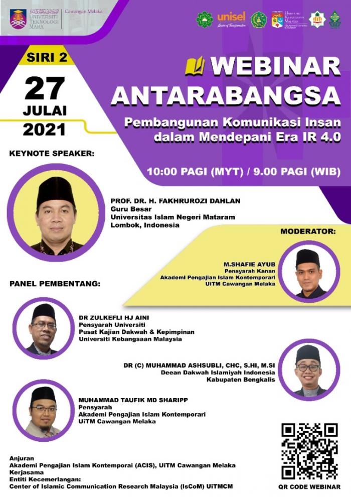 Melihat Perkembangan Dakwah di Indonesia, UiTM Melaka Tunjuk Dosen STIE Syariah Jadi Narasumber