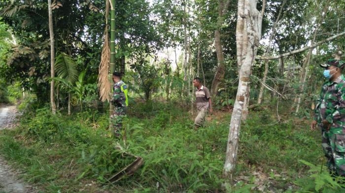 Padam Titik Api, Babinsa Desa Selatbaru Kembali Lakukan Patroli