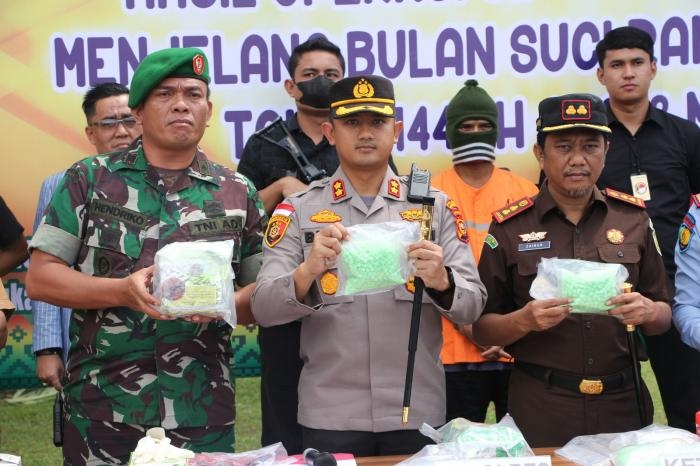 Jelang Ramadhan, Polres Bengkalis Bersama Forkopimda Siap Perangi Pekat