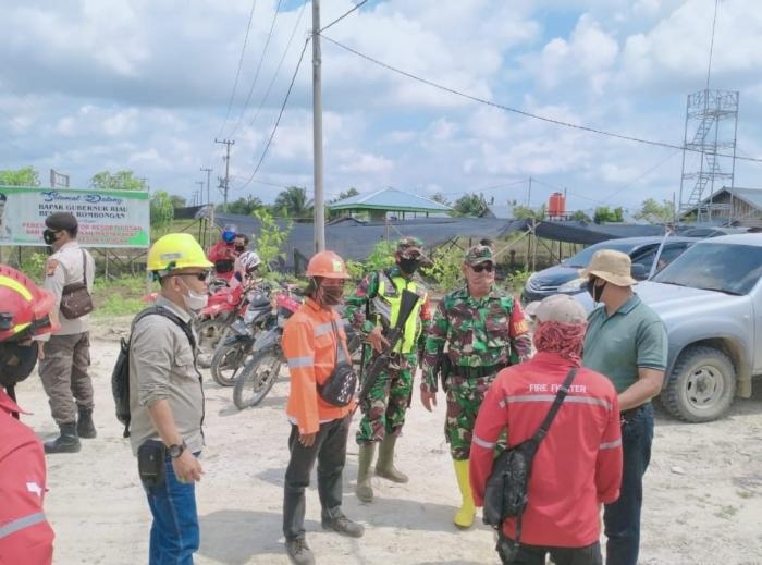 Cegah Karlahut, Koramil 6 Sungai Apit Giat Lakukan Patroli