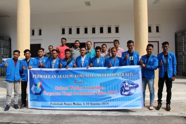 National Welding Competition (NWC) 2018 di Polmed Medan AKN Bengkalis Kirim 11 Peserta
