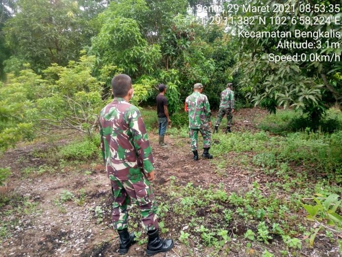 Babinsa Desa Wonosari Gelar Patroli Karlahut
