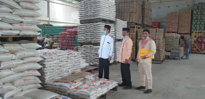 Jelang Operasi Pasar April 2020, Disperindag Kab Bengkalis Sidak di Beberapa Gudang Distributor