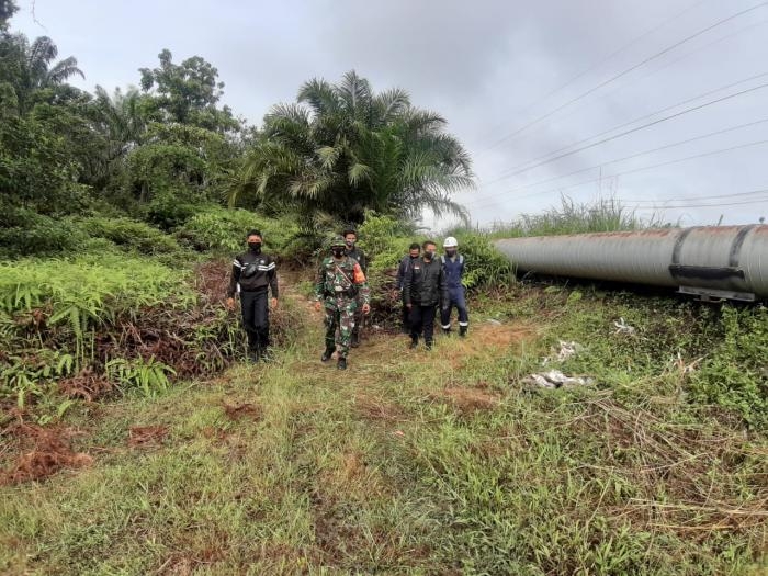 Antisipasi Kebakaran, Personil Koramil 10 Perawang Kembali Gelar Patroli Karlahut