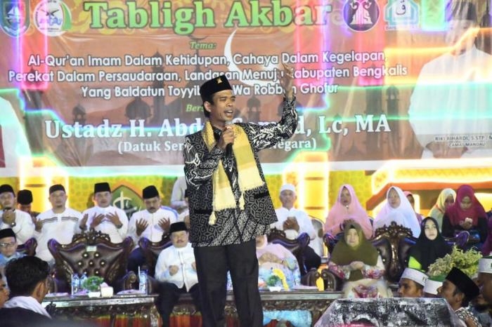 UAS Isi Tabliqh Akbar Sempena MTQ Ke 44 Kab. Bengkalis di Mandau