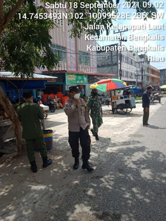 Putus Penyebaran Covid 19, Serda RS Sitorus Giat Lakukan Operasi Yustisi