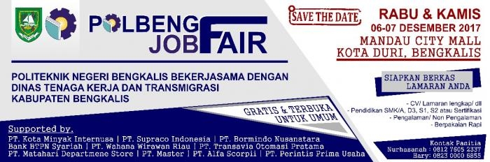 Politeknik Bengkalis dan Disnakertrans Menggelar Job Fair Perdana Di Duri