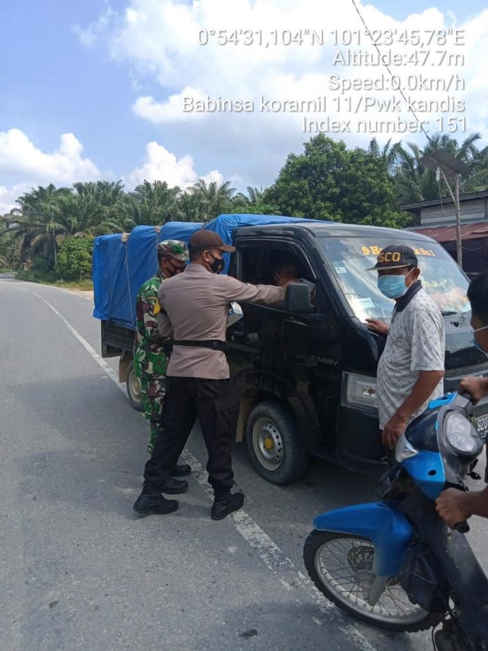 Putus Mata Rantai Covid 19, Pelda Rahman Giat Lakukan Aturan Prokes