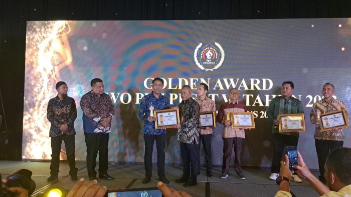 KONI Bengkalis Terima Penghargaan Golden Award Dari Siwo PWI Pusat 