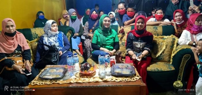 Tak Terbendung, Warga Karanganyer Banjiri Acara Silaturahmi Paslon KDI 