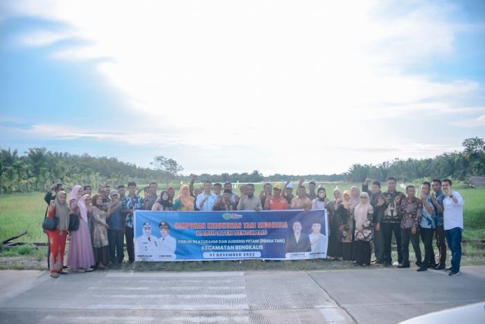 Dengarkan Aspirasi Petani, HKTI Bengkalis Gelar Forsa Tani di Kecamatan Bengkalis