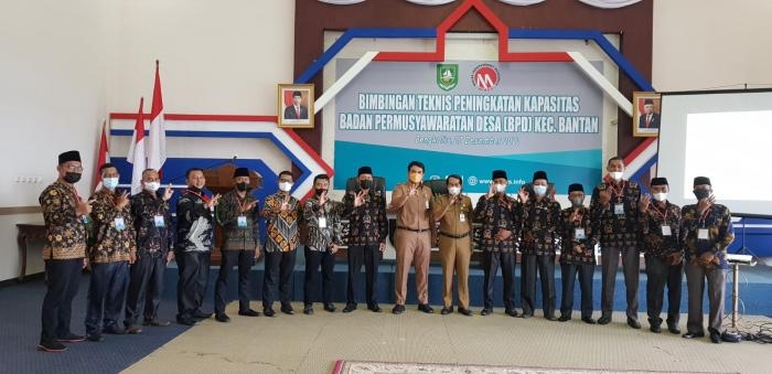 Tingkatkan Kinerja BPD, Mires Bengkalis Taja Pelatihan Bimtek BPD Se - Kecamatan Bantan