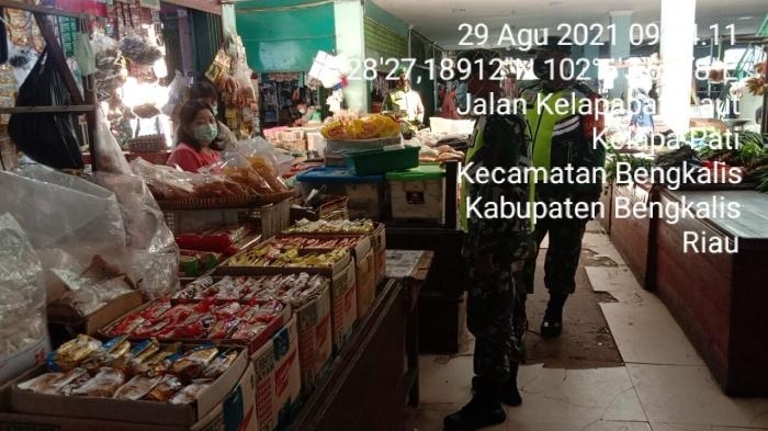 Cegah Covid 19, Serma GN Munthe Menggelar Operasi Prokes di Kelurahan Kota