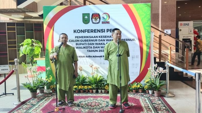 Cagubri Bermarwah Jalan Santai Sebelum Tes MCU, Beri Apresiasi Pelayanan Tenaga Medis RSUD  