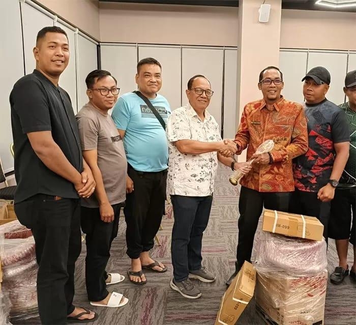 Siaga Karhutla, BRGM Serahkan Mesin Mini Streker ke Posko OPLG Kembung Luar