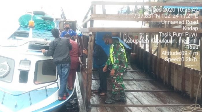 Anggota Danramil 08/Merbau kembali gelar Gakplin protokol kesehatan