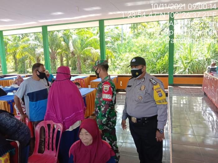 Cegah Bahaya Covid 19, Pratu T. Silaban Gelar Kegiatan Monitoring di Desa Pambang Baru