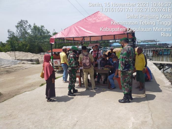 Serma Agus WP Beserta Tim Gabungan Kembali Gelar Operasi Yustisi Di Pelabuhan Tanjung Harapan