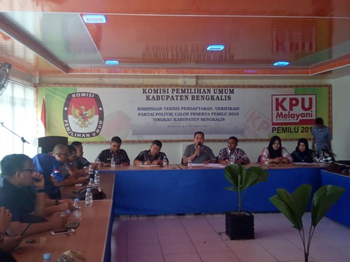 KPU Bengkalis Gelar Konferensi Pers Terkait Pelaksanaan Pilkada 2020