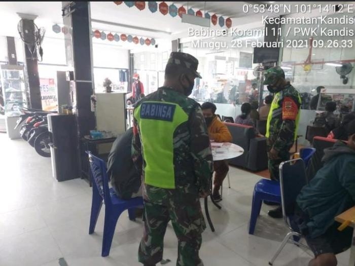 Personil TNI 11 Kandis Gelar Operasi Bantuan Kemanusiaan 