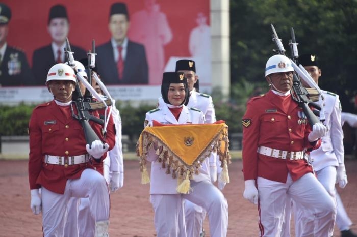 Kasmarni Irup Upacara Kemerdekaan RI di Bengkalis
