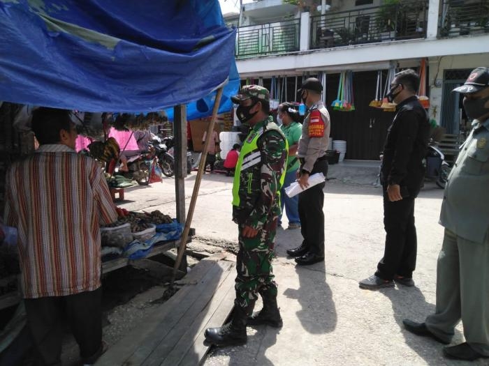 Cegah Covid - 19, Babinsa Koramil 09/Minas lakukan Gakplin kepada masyarakat.