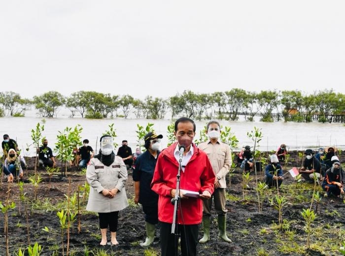 Dalam Kunkernya Ke Desa Muntai, Jokowi Ucapkan Terimakasih Kepada Masyarakat Bengkalis