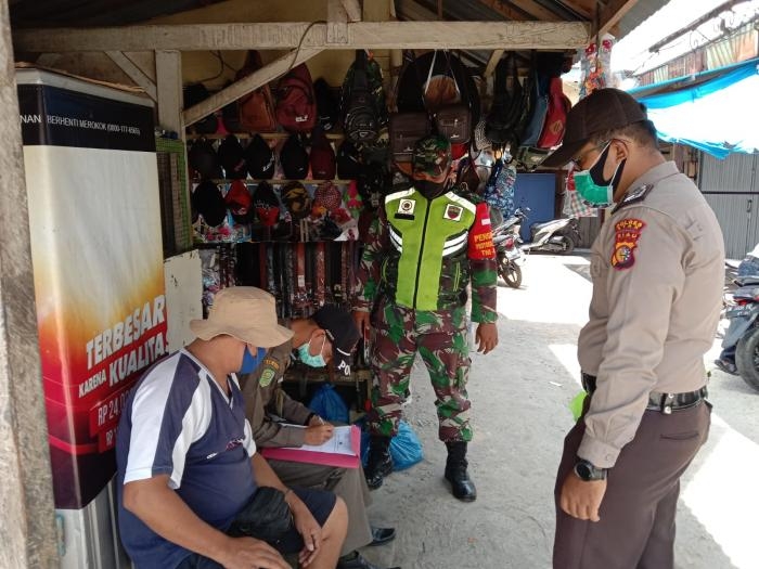 Serda Sugiarto Kembali Terapkan Aturan Prokes Dalam Operasi Yustisi Di Jalan Lintas 