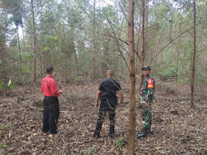 Jaga Situasi Aman, Babinsa Koramil 09/Minas Lakukan Patroli Karhutla