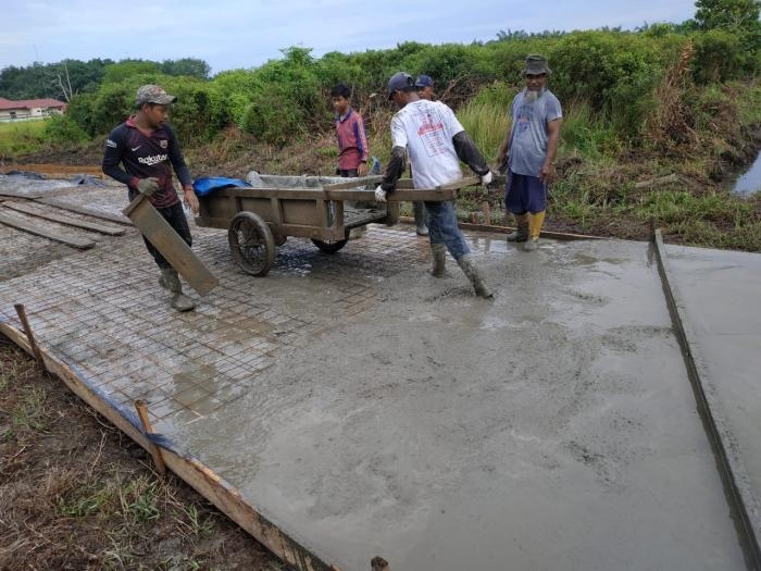 Jalan Rumah Sawit Inap Bisa Mulus Dengan TMMD