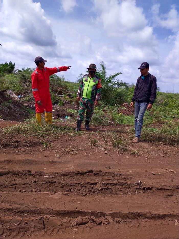 Antisipasi Terjadinya Kebakaran, Babinsa Desa Temusai Sertu Pauzi Giat Lakukan Patroli