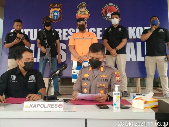 DPO Selama 1 Tahun, Hadi Sepradianto Alias Uncle Jay Berhasil Diringkus Satnarkoba Polres Bengkalis