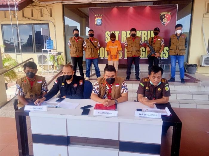 Tipu Warga Rupat Rp. 700 Juta, HRU Jaksa Gadungan di Ciduk Satreskrim Polres Bengkalis