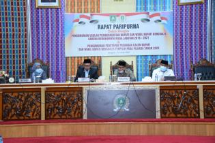DPRD Bengkalis Gelar Paripurna Penetapan Bupati dan Wakil Bupati Terpilih Kab. Bengkalis