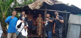 Grapitasi Berbagi, Kunjungi Warga di Desa Wonosari Yang Kondisinya Memprihatinkan