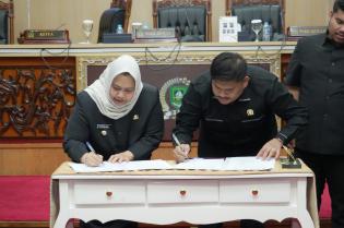 DPRD Bengkalis Gelar Rapat Paripurna, Tandatangani Nota Kesepakatan Perubahan KUA-PPAS 2025