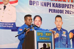 Perjuangkan Hak Tenaga Kerja Lokal, Ketua DPD KNPI Bengkalis Andika Sakai Gelar Aksi Damai 