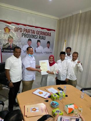 Gerindra Resmi Usung Kasmarni - Bagus Pada Pilkada Bengkalis