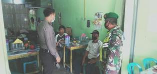 Jelang Pemilihan 9 Desember 2020 Anggota Danramil 08/Merbau gelar Patroli Pengamanan