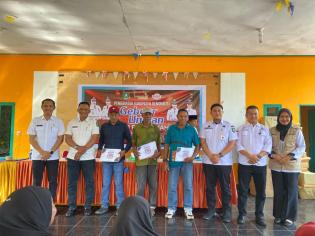 Gebyar Pajak Tahunan Desa Pambang Pesisir Meriah, Warga Terima Hadiah